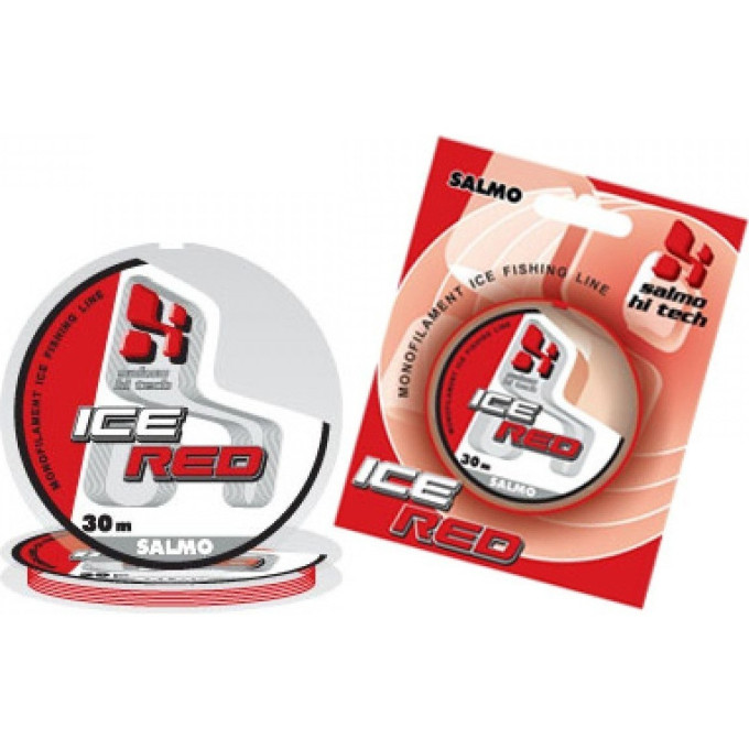 Леска монофильная зимняя SALMO Hi-Tech Ice Red 030/022 4941-022